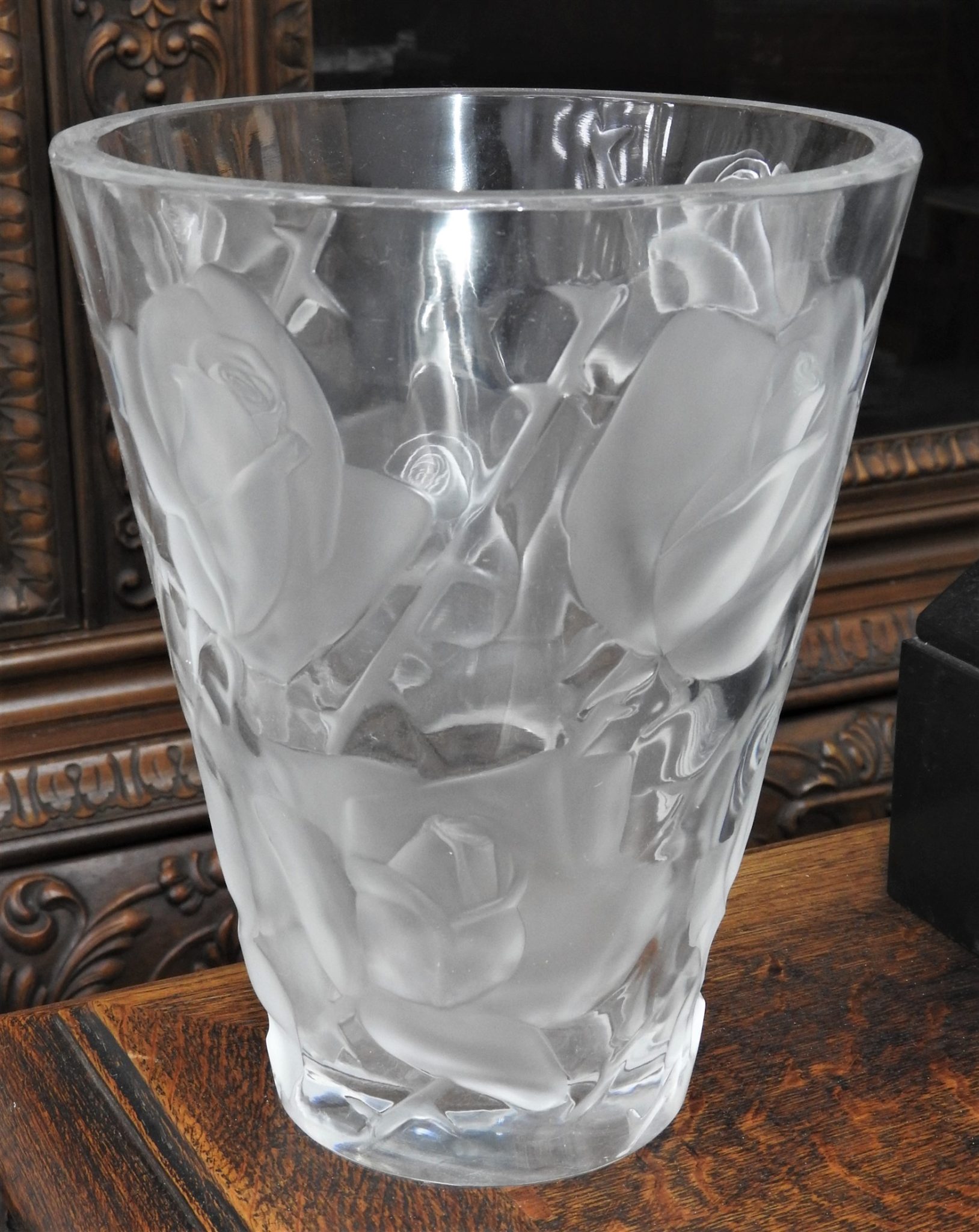 Lalique Vase Gold Coast Antiques
